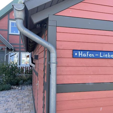 Villa Hafenliebe- Sauna, Steg, Hafenblick, Kamin, Terrasse Olpenitz Exterior foto