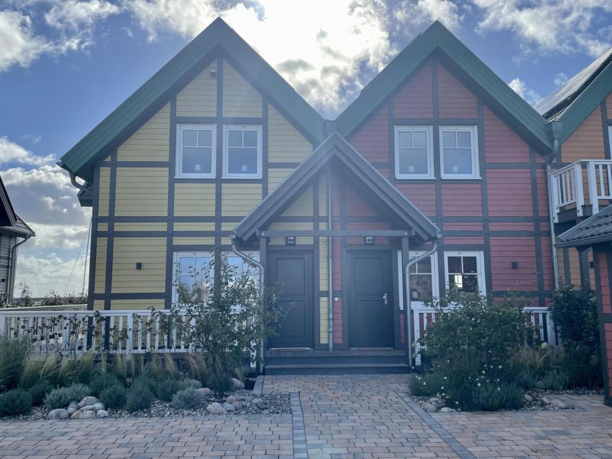 Villa Hafenliebe- Sauna, Steg, Hafenblick, Kamin, Terrasse Olpenitz Exterior foto